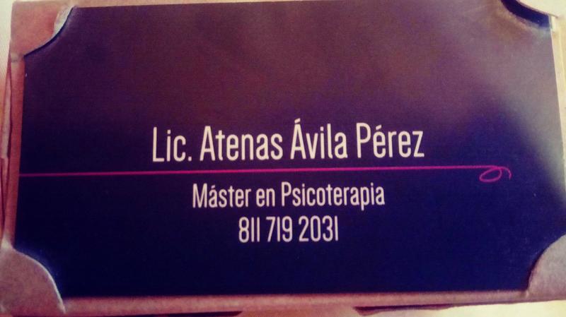 Lic Atenas Olimpia Avila Pérez